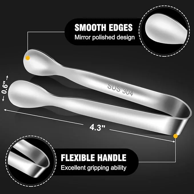 Mini Stainless Steel Tongs to Grab Saffron & Spices – 1 Unit - Image 3