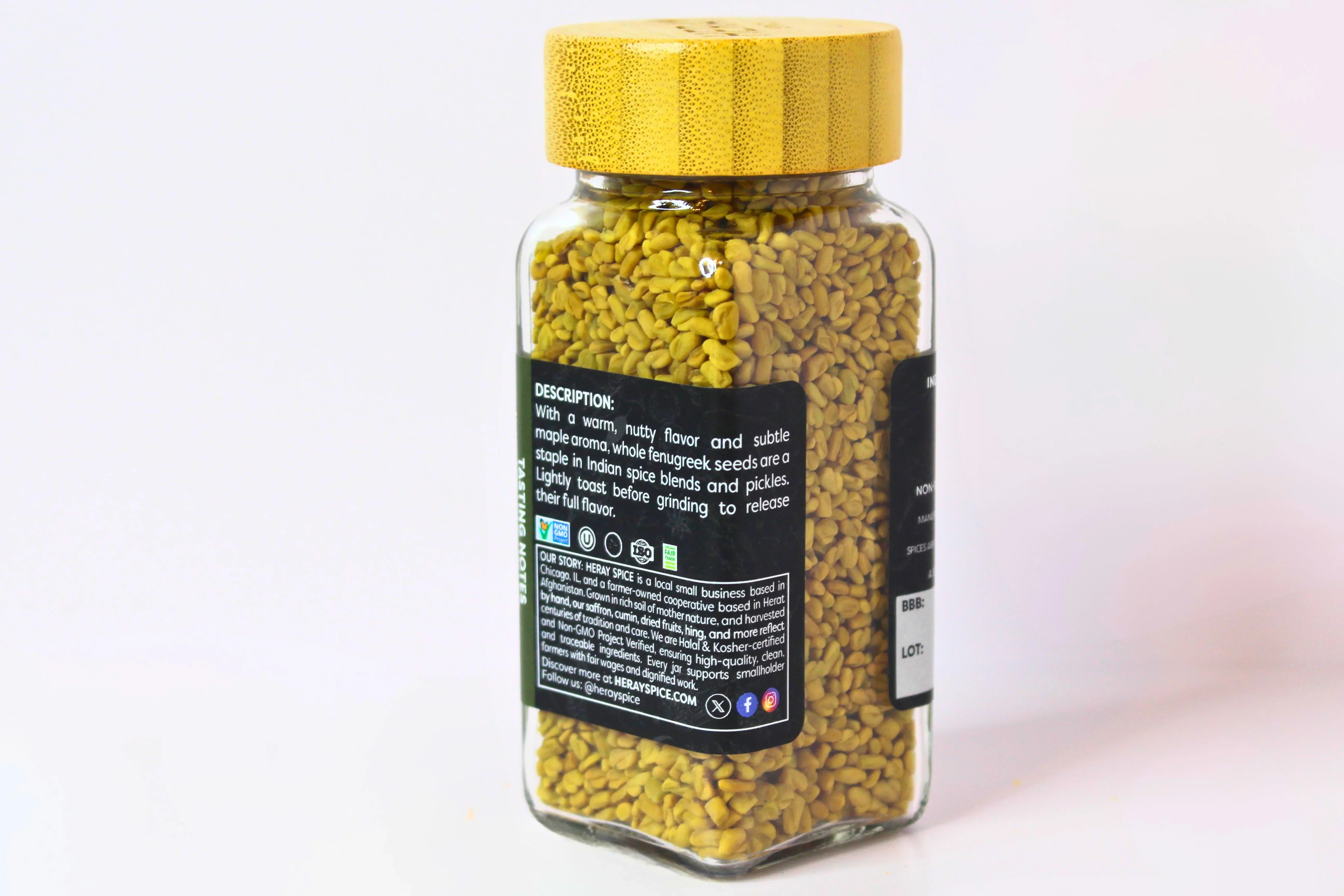 Whole Fenugreek Seeds - Image 2